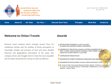 Tablet Screenshot of chitaritravels.co.in